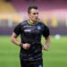 Referee Valerio Crezzini officiates the Serie A match between US Lecce and US Sassuolo in Lecce, Italy, on October 18, 2025. (Photo by Gabriele Maricchiolo/NurPhoto via Getty Images)