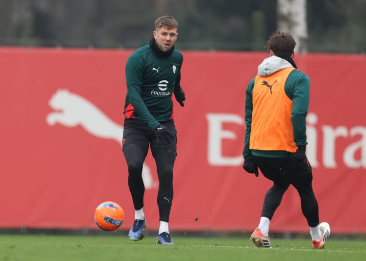 Niclas Fullkrug of AC Milan ميلان فولكروغ