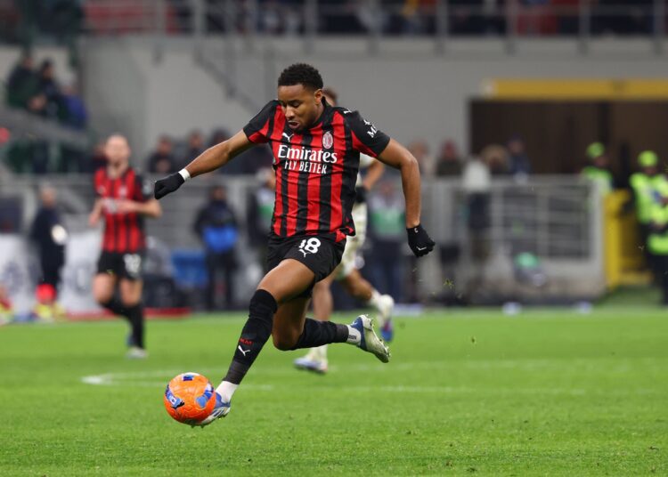 Christopher Nkunku of AC Milan