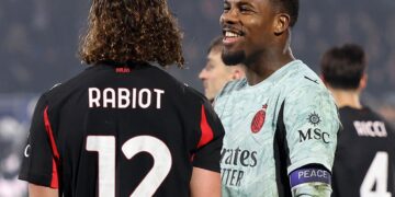 Adrien Rabiot Mike Maignan AC Milan ميلان رابيو مينيون