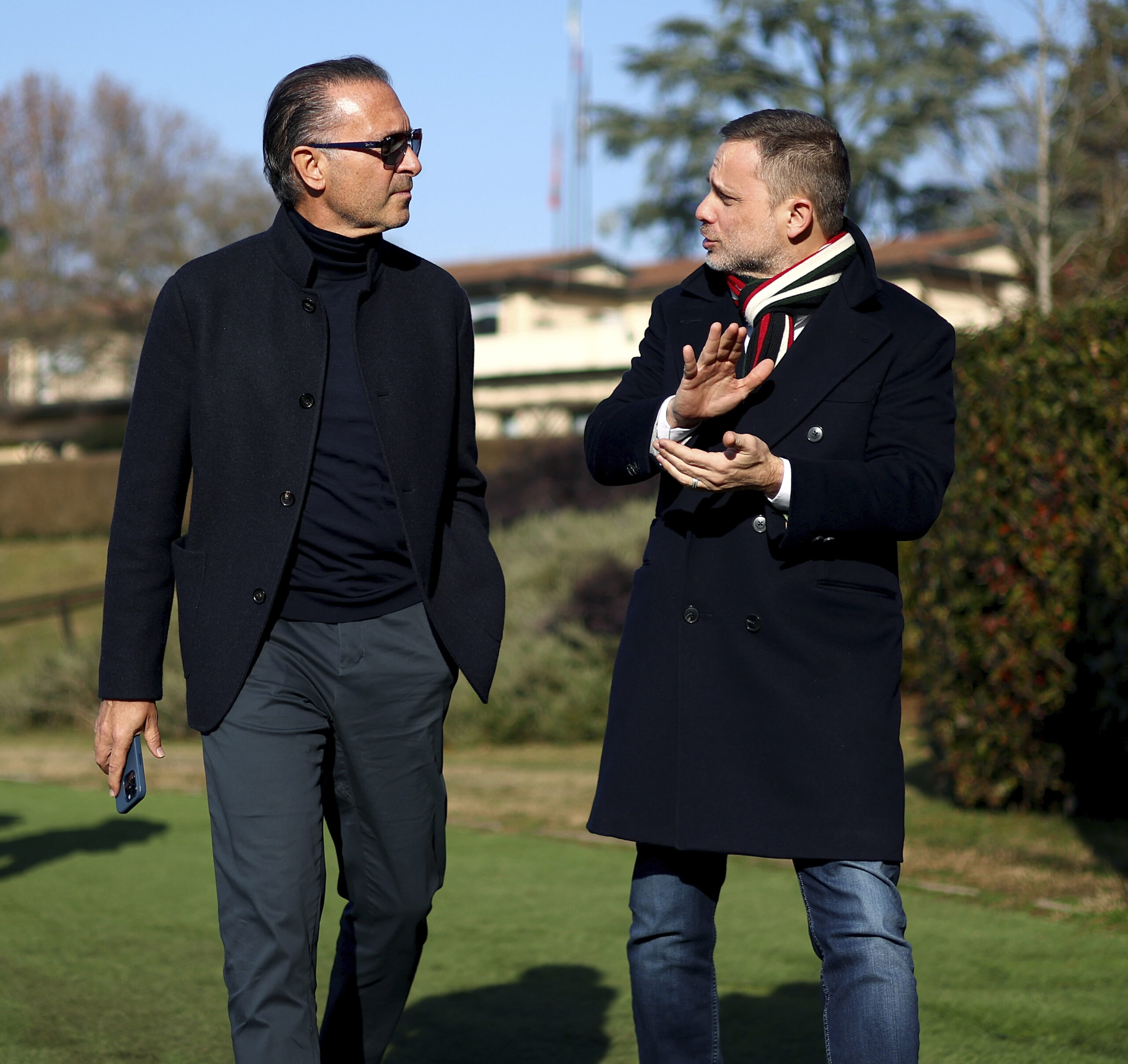 Gerry Cardinale and Giorgio Furlani of AC Milan