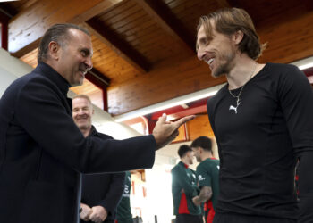 Luka Modric and Gerry Cardinale