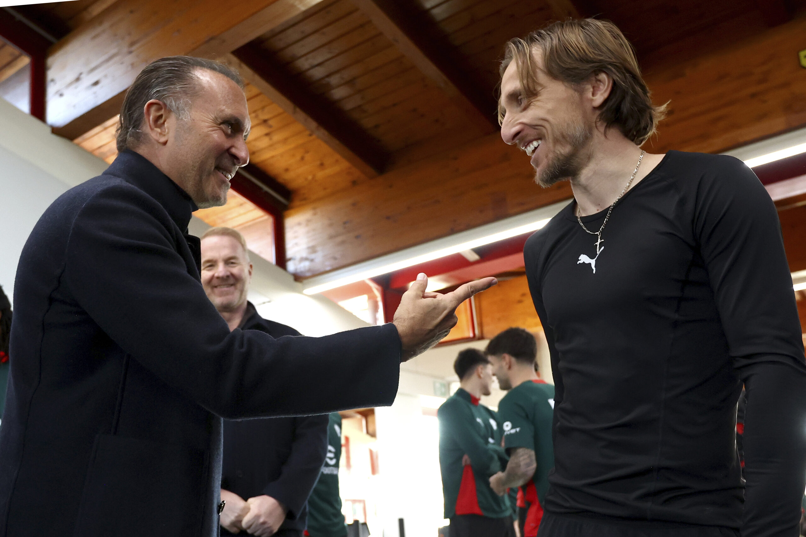 Luka Modric and Gerry Cardinale