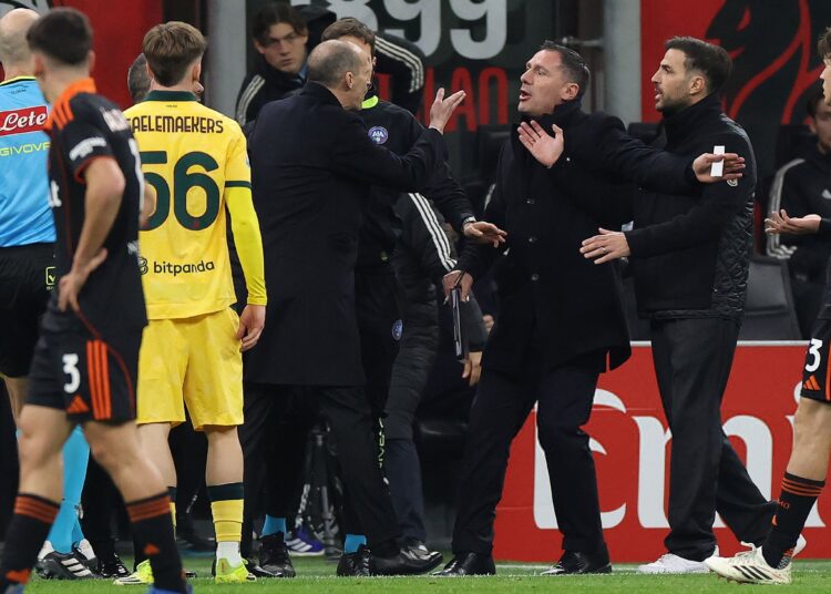 Maignan with a glaring mistake vs Como while Allegri earns third red card this season