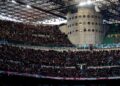 view of the AC Milan fans at San Siro