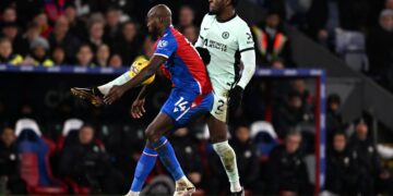 Jean-Philippe Mateta and Axel Disasi