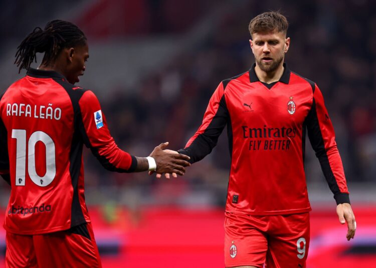 Rafael Leao Niclas Fullkrug AC Milan ميلان لياو فولكروغ