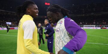 Rafael Leao and Moise Kean