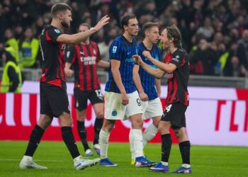 Luka Modric celebrates against Inter