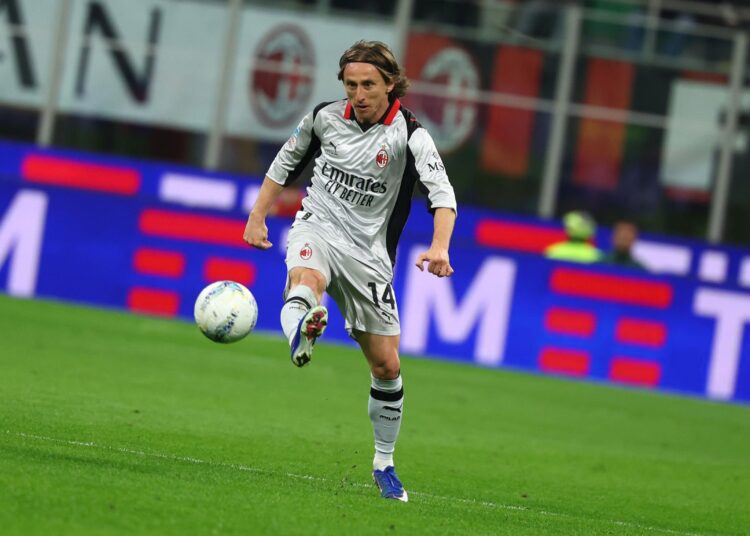 Luka Modric of AC Milan مودريتش ميلان