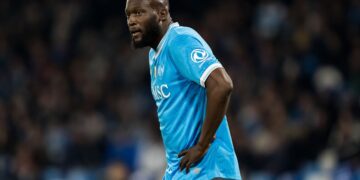Romelu Lukaku of Napoli