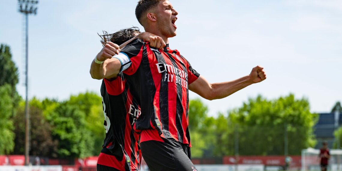Milan Primavera team wins against Cagliari with a 2-1 score