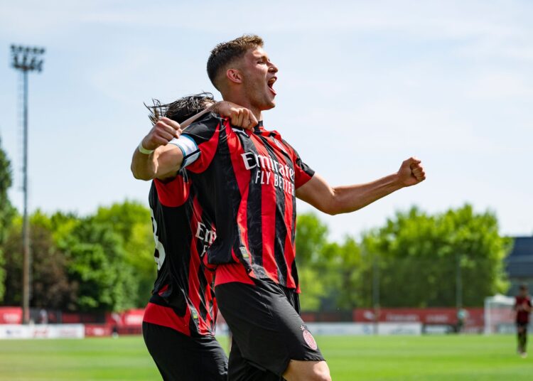 Milan Primavera team wins against Cagliari with a 2-1 score