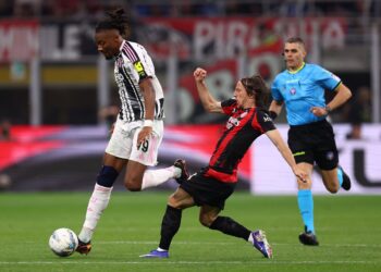 Luka Modric of AC Milan vs Juventus