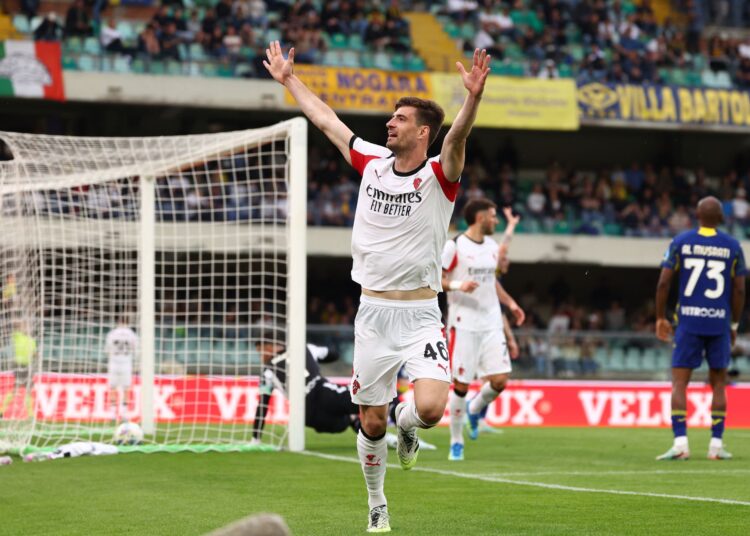 Matteo Gabbia of AC Milan