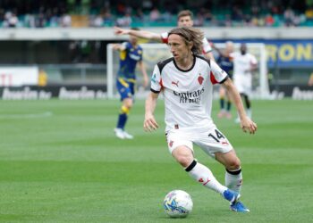 Luka Modric of AC Milan