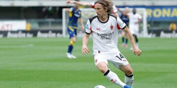 Luka Modric of AC Milan