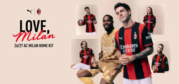 Official: AC Milan and Puma unveil the 2026/27 home kit