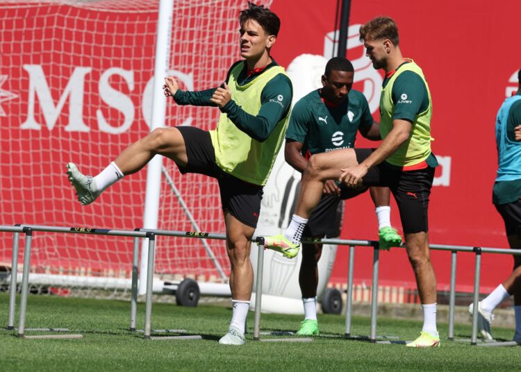 Ardon Jashari at Milanello