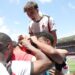 AC Milan players celebrating ميلان