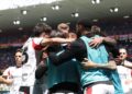 AC Milan players celebrate ميلان
