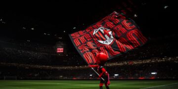 AC Milan flag logo