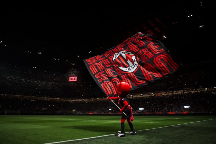 AC Milan flag logo