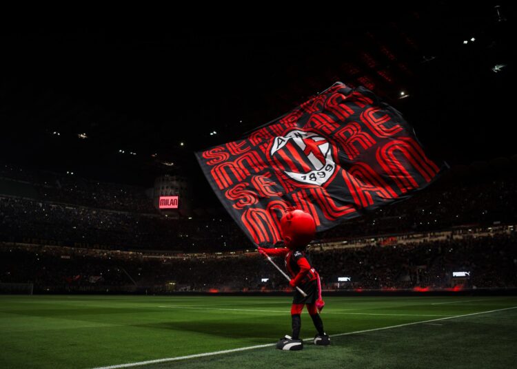 AC Milan flag logo