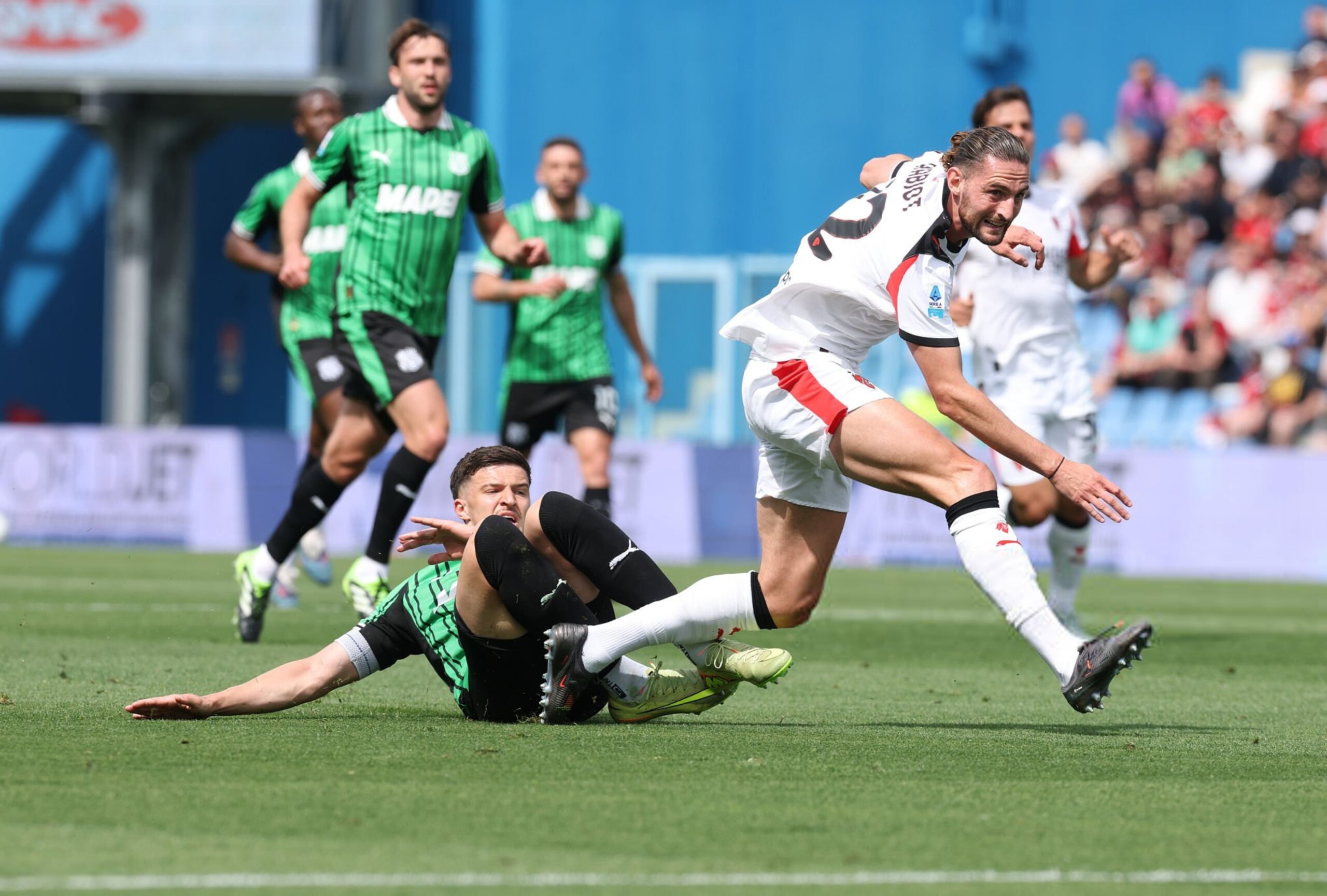 Adrien Rabiot AC Milan vs Sassuolo