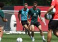 Christian Pulisic and Strahinja Pavlovic