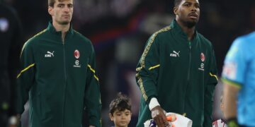 Mike Maignan and Matteo Gabbia - AC Milan