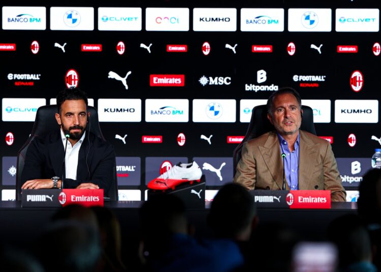 Ruben Amorim Gerry Cardinale AC Milan ميلان كاردينالي أموريم