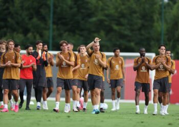 AC Milan training session