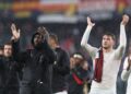 Fikayo Tomori and Santiago Gimenez of AC Milan ميلان توموري سانتياغو خيمينيز