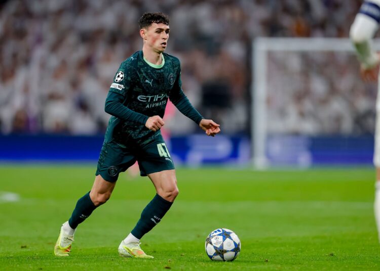 Phil Foden of Manchester City فودين