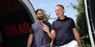Gerry Cardinale and Ruben Amorim of AC Milan
