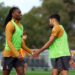 Gonçalo Ramos and Rafael Leao of AC Milan راموس لياو ميلان