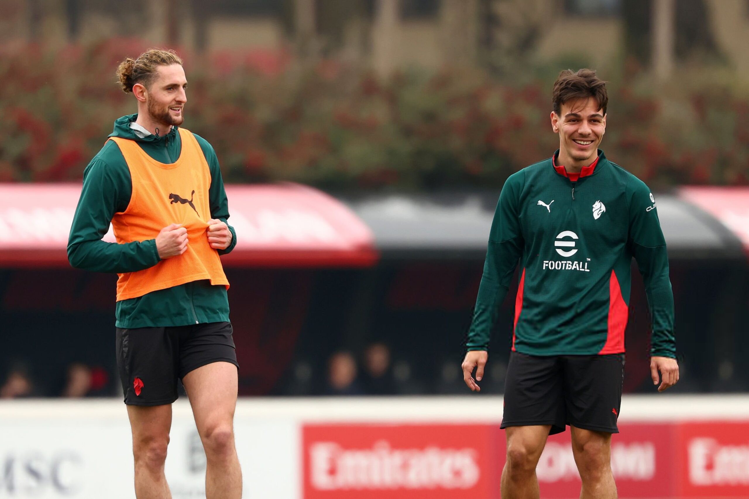 Adrien Rabiot and Ardon Jashari AC Milan رابيو ياشاري ميلان