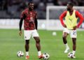 Fikayo Tomori and Youssouf Fofana of AC Milan