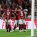 AC Milan players celebrating ميلان