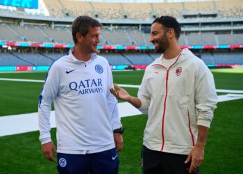 Ruben Amorim and Cristian Chivu