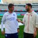 Ruben Amorim and Cristian Chivu