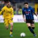Nicola Zalewski of Atalanta and Alexis Saelemaekers of AC Milan