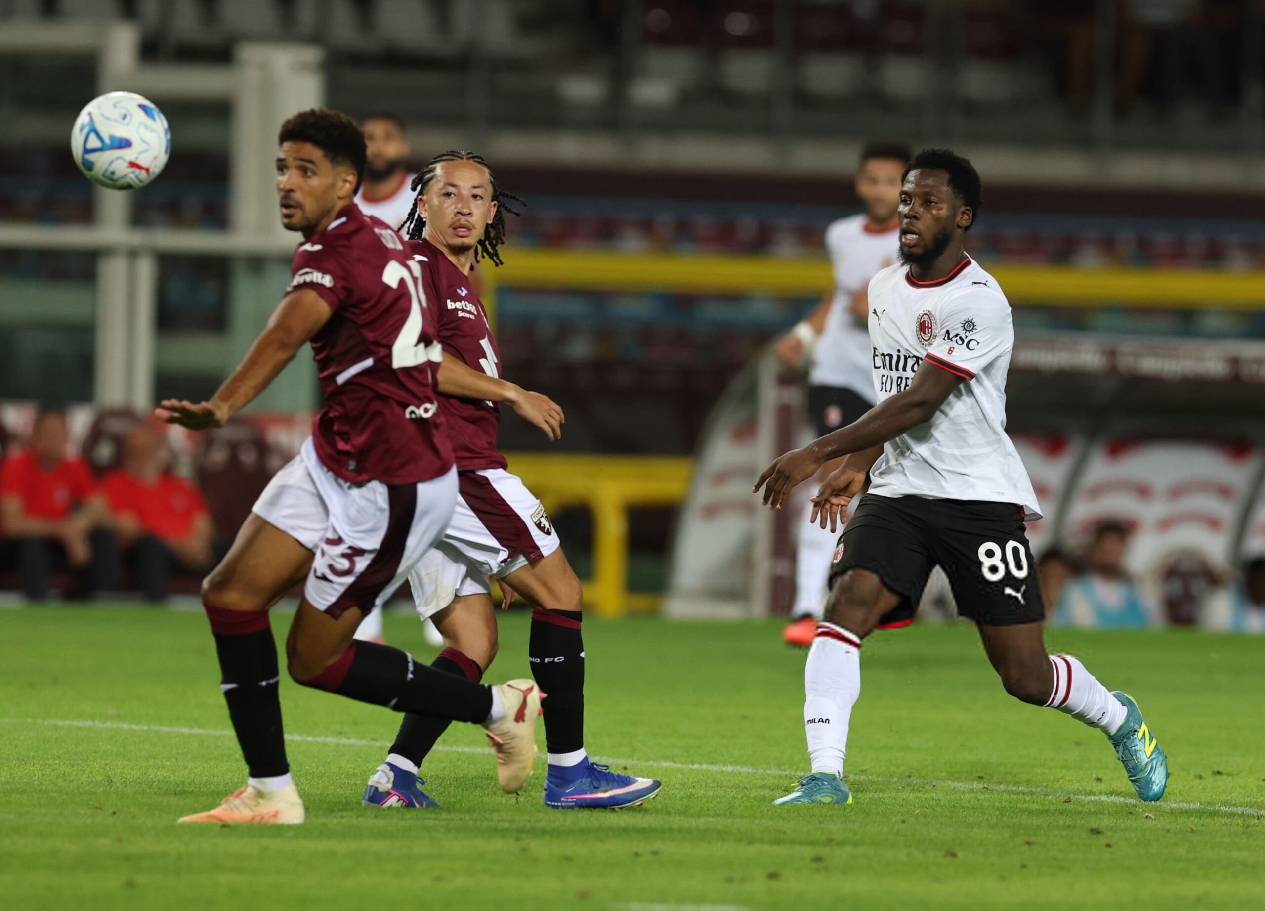 Yunus Musah of AC Milan يونس موسى ميلان