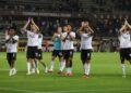 AC Milan players celebrate ميلان