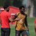 Yunus Musah and Ruben Amorim of AC Milan يونس موسى أموريم ميلان