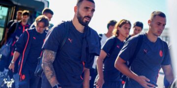 Mario Gila of AC Milan غيلا ميلان