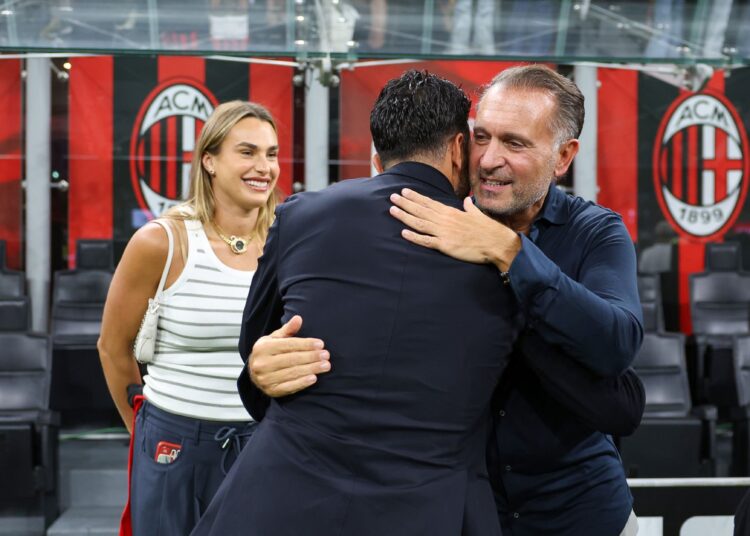 Gerry Cardinale and Ruben Amorim of AC Milan ميلان أموريم كاردينالي