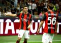 Christian Pulisic and Alexis Saelemaekers of AC Milan بوليسيك ساليماكرز ميلان