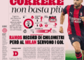 Gazzetta: Gonçalo Ramos’ record for kilometres. But Milan need goals.